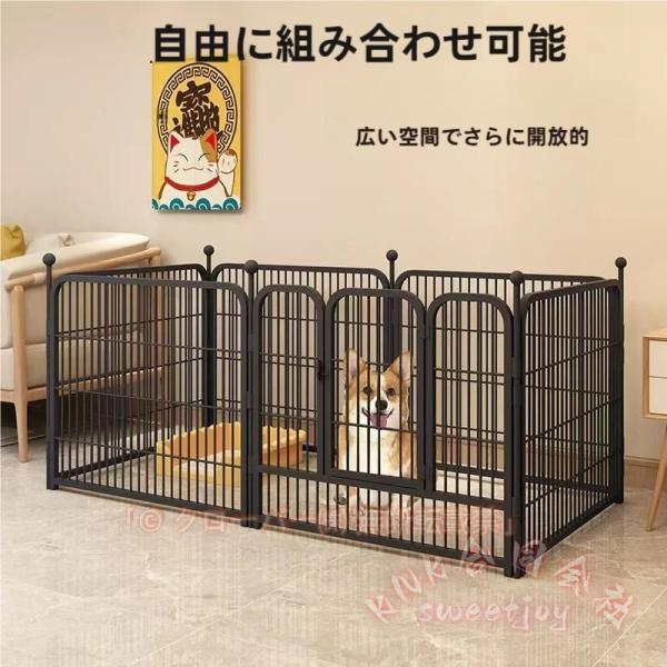 丈夫で高級感のあるお洒落なデザインペット専用スペースを簡単に作ることができるに便利なサークルです。小型犬、ウサギなどの小動物にオススメ。設置するお部屋や用途に合わせてお好みの形にレイアウトできます。中からも外からも周りの様子が見えるので、ペ...