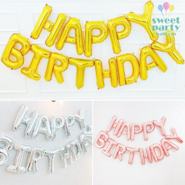 誕生日 飾り付け ハーフバースデー バルーン 誕生日 風船 ハッピーバースデー 飾り 文字 バースデーバルーン男の子 女の子 おしゃれ HAPPY BIRTHDAY 爆買