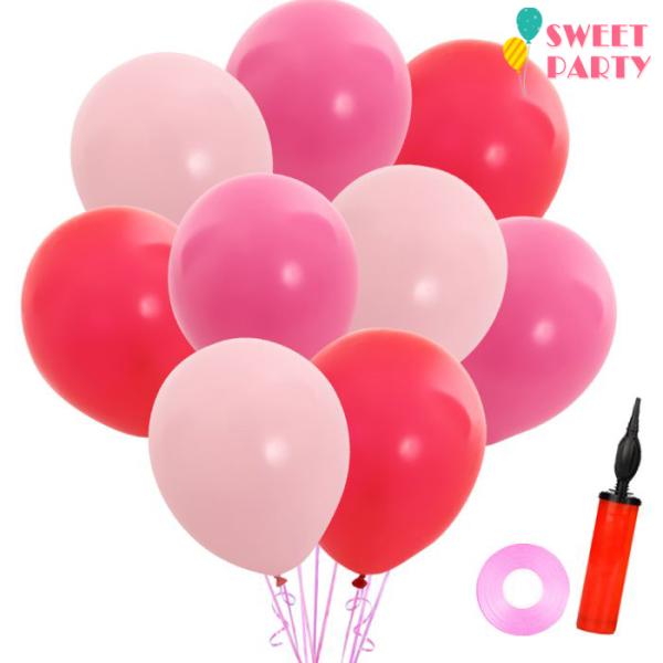 誕生日 飾り付け バルーン 誕生日 風船 バースデー 飾り付け 100日祝い 結婚式 バルーンアート バースデー 女の子 ヘリウムガス 空気入れ 100個 爆買