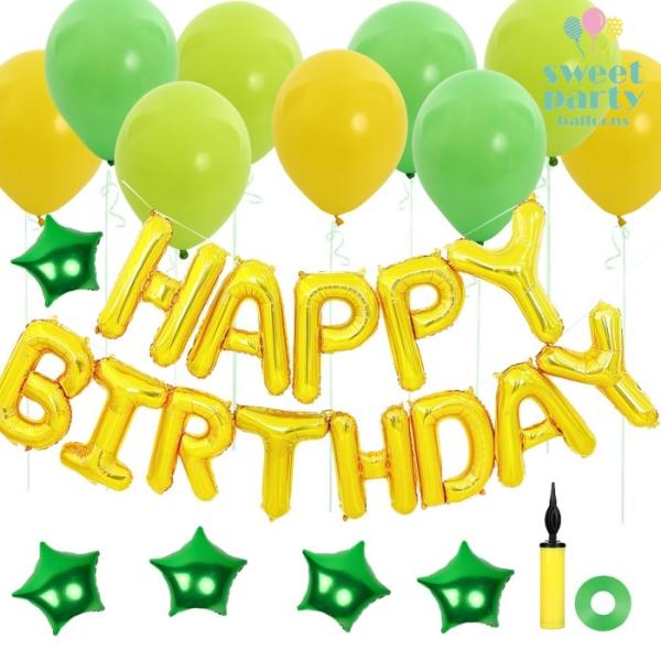 誕生日 飾り付け ハーフバースデー バルーン 風船 バースデー バースデーバルーン 誕生日バルーン バルーンアート ヘリウムガス 浮く セット 爆買