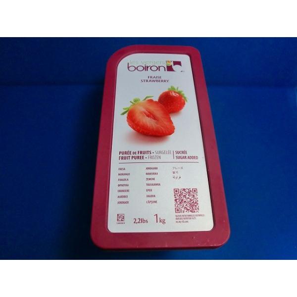 欧州産の苺ピューレです。10％加糖。ムースやゼリー、アイスなど様々にお使いいただけます。クール便。原材料：苺(フランス産)アレルギー(特定原材料7品目)：無アレルギー(特定原材料に準ずるもの20品目)：無栄養成分表示：(100gあたり) エ...