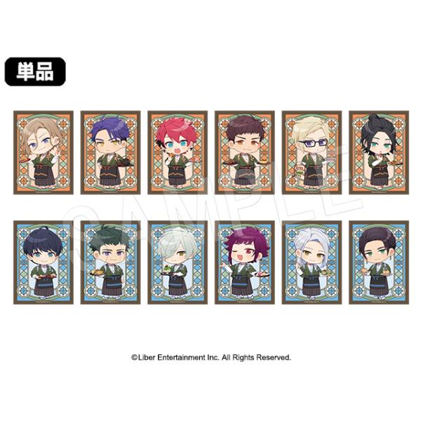 『A3!』×スイパラ vol.2 トレーディングクリアカード 和風カフェ ミニキャラver. TypeB 1pcs