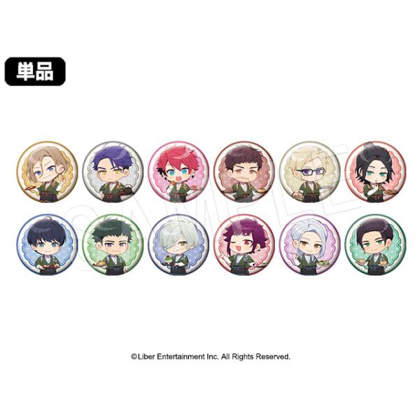 『A3!』×スイパラ vol.2 トレーディング缶バッジ 和風カフェ ミニキャラver. TypeB 1pcs