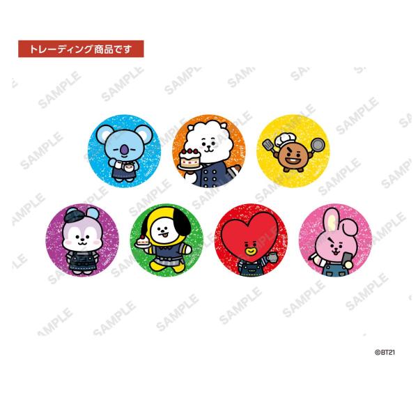 BT21 CAFE by スイパラ トレーディングアクリルコースター : スイーツ