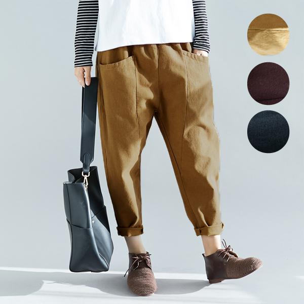 パンツ ボトムス レディース 大きいサイズ おしゃれ ゆったり クロップ 7分丈 サルエルパンツ イージーパンツ ワンマイル ゆうパケット送料無料 郵3 B228 B228 Inbloom 通販 Yahoo ショッピング