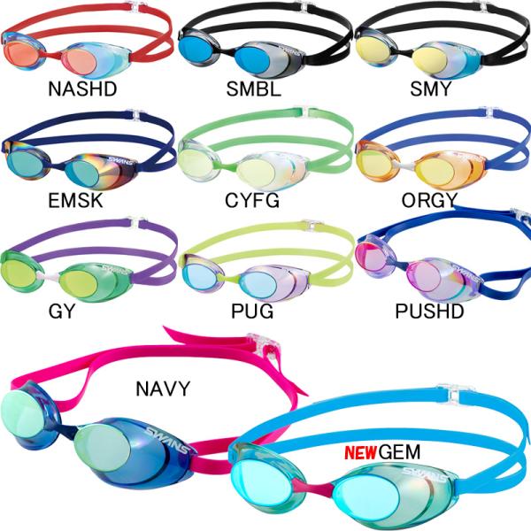 ◇スタイル◇Sniper(スナイパー)ノンクッションレーシングタイプミラーレンズクモリ止め加工UVカット加工鼻ベルト5サイズ入り(S・M・L・O・X)ベルト簡単調整機能RAD尾錠日本製FINA承認モデルフィット感向上のため上下非対称に作られ...