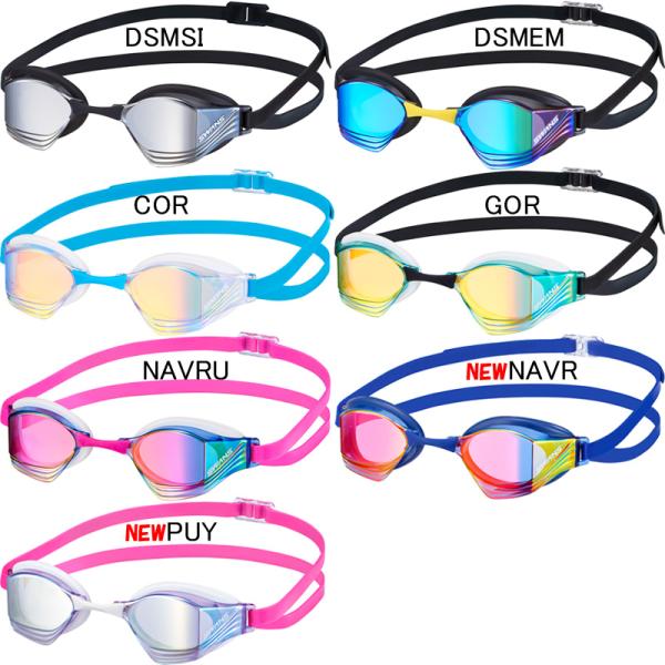 ◇スタイル◇VEGA(ヴェガ)レーシングタイプフェイスパッド付きゴーグル薄型レンズミラーレンズPREMIUM ANTI-FOG re:nonフェイスパッド付きUVカット鼻ベルト5サイズ入りWorld Aquatics申請中日本製◇材　質◇ア...