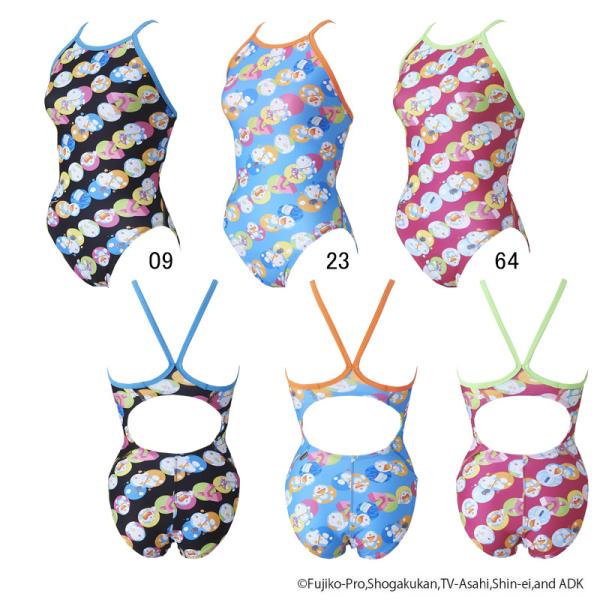 MIZUNO（ミズノ） (ネコポス可) 女性用 練習用水着 ドラえもん エクサ