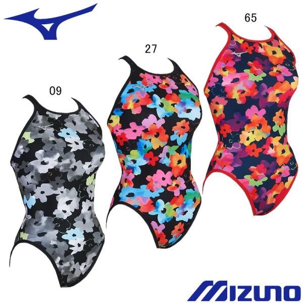 (ネコポス可)ミズノ(MIZUNO) 女性用 練習用水着 寺川綾コレクション エクサスーツウイメンズミディアムカット N2MAD774