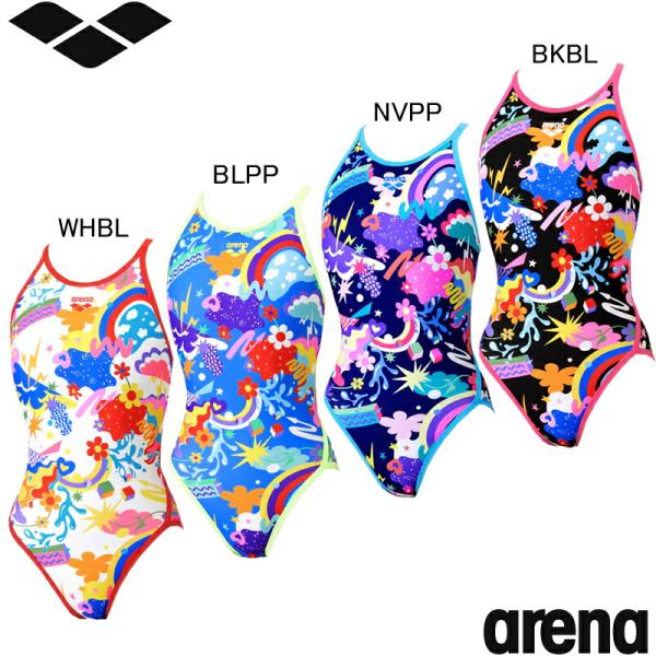 ◇スタイル◇VIBRANT WEATHERジュニアワンピースタフスーツオープンバックカットふつう裏地つき(前身頃と後身頃・カラー)中国製※この商品は縫製上、一点一点プリント柄の見え方に違いが生じますので予めご了承ください◇特　徴◇トレーニン...