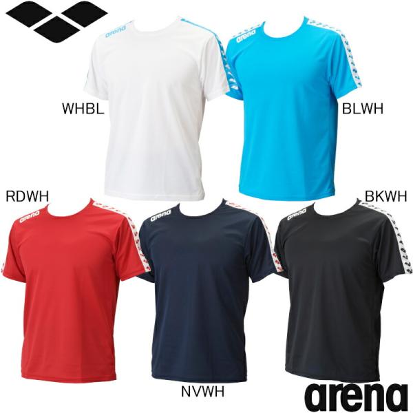 ◇スタイル◇Tシャツユニセックスベトナム製◇特　徴◇ドライメッシュ素材のＴシャツチームウェアスイマーにむけた商品プールだけでなく、大会の行き帰りやトレーニング時にも着用できるアリーナの定番ライン使用デザインシンプルデザインの為、パーソナルシ...