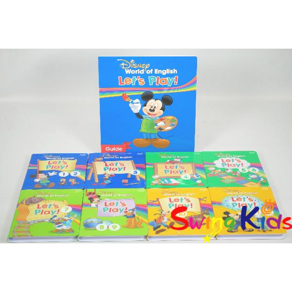 Disney 最新レッツプレイブルーレイ8枚+ガイド クリーニング済 2023年