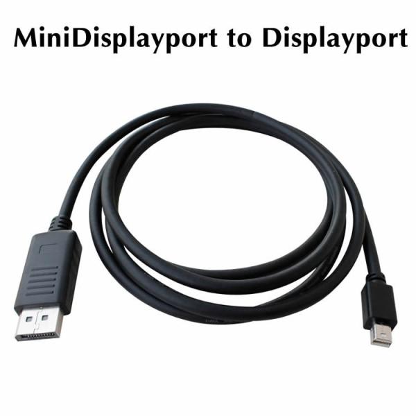 mini DisPlayPort�P�[�u�� Mini Displayport/ Thunderbolt �~�jDP to Displayport�ϊ��P�[�u�� 1.8M miniDP to DP Displayport�ϊ��P�[�u��