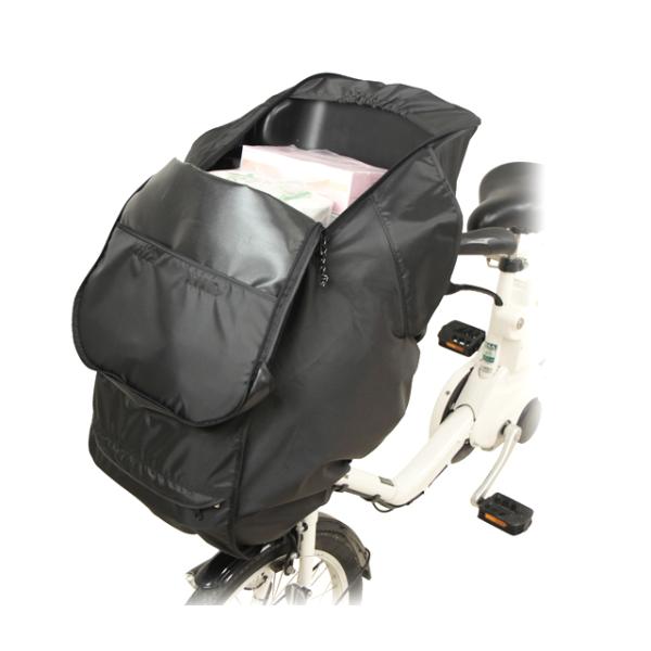 ・子供乗せとして使わなくなったフロントチャイルドシート付き自転車をお買い物自転車に変身させるカゴカバー・段差での荷物の飛び出しや突然の雨で荷物が濡れるのを防止（※完全防水ではありません。）・大きく開くファスナーで荷物の出し入れがラクラク・フ...