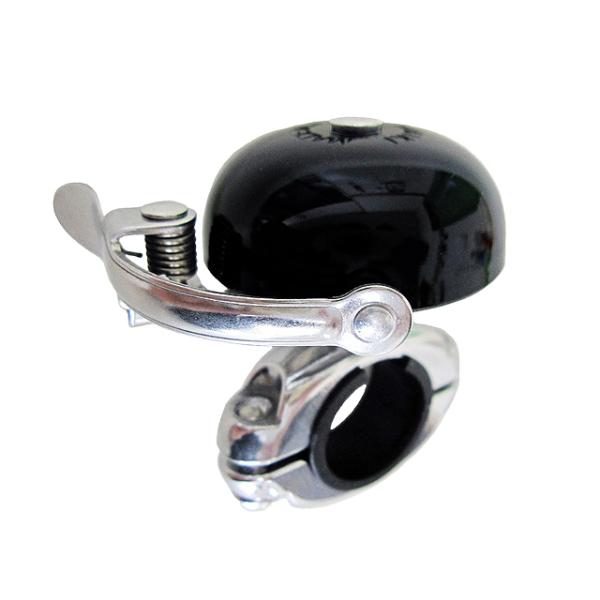 ・すっきりしたメタル製のクランプタイプベル・引手が360度回転し鳴らしやすい位置にセッティングが可能・音色は余韻のある優しい響き・操作しやすいゴングタイプ・取り付け金具にアルミダイキャストを使用 ■素材　アルミニウム（ワン）■重量  52 ...