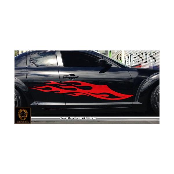 車 ステッカー かっこいい カスタム Rx 8 炎 ファイア フレイム ライン ユーロ 車用 カスタム バイナル ワイルドスピード系 デカール 14色から選べる 12 Buyee Buyee Japanischer Proxy Service Kaufen Sie Aus Japan