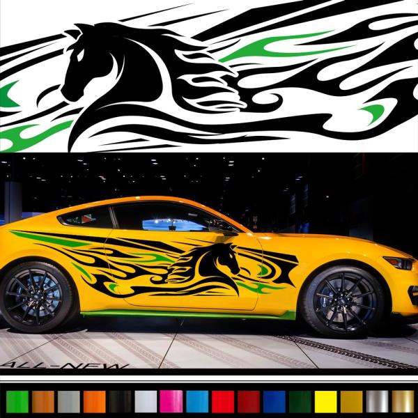 車 ステッカー 馬 ドレスアップパーツの人気商品 通販 価格比較 価格 Com