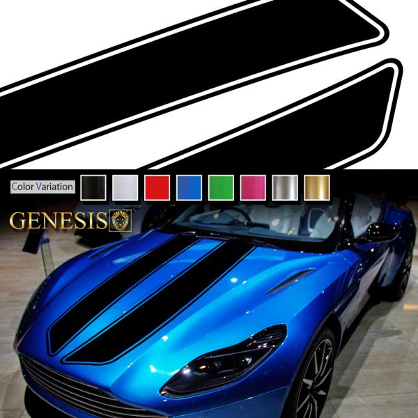 車 ステッカー かっこいい カスタム フロント ボンネット 車用 カスタム ライン バイナルグラフィック ワイルドスピード系 デカール 14色から選べる 15 Front15 バイナルグラフィックのgenesis 通販 Yahoo ショッピング