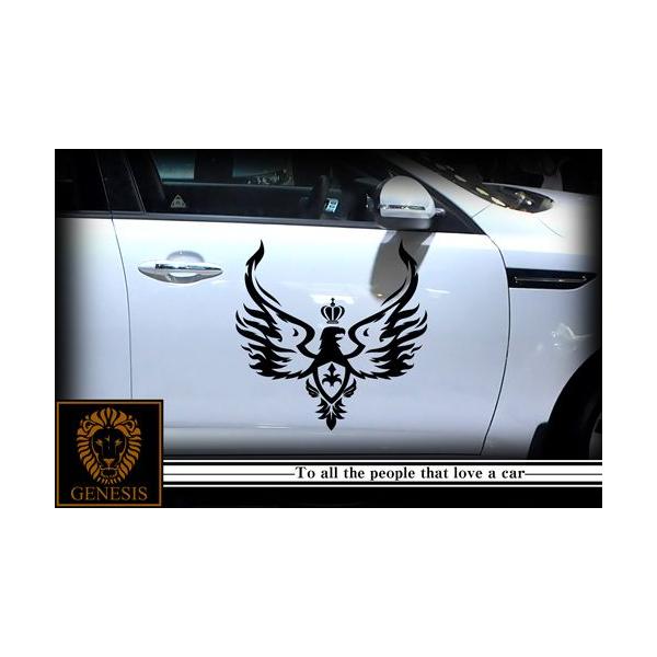 車 ステッカー かっこいい カスタム クロウ カラス 翼 カーステッカー 車用 スポーツ ワイルドスピード系 バイナルグラフィック 14色から選べる 24 Buyee Buyee Japanese Proxy Service Buy From Japan Bot Online