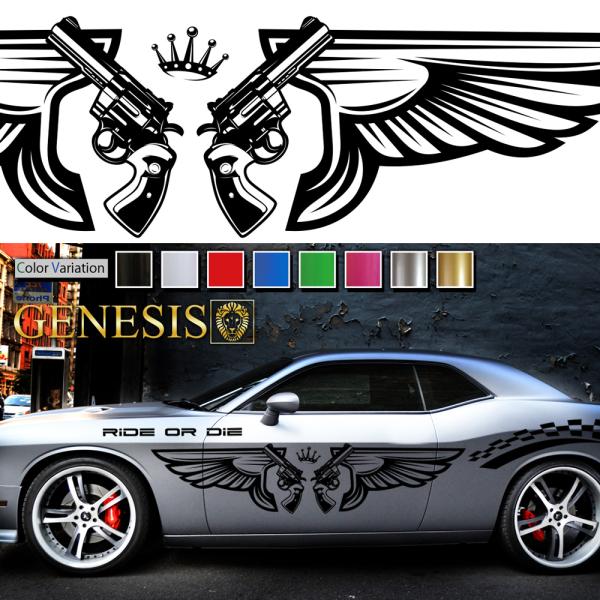 車 ステッカー かっこいい カスタム ウィング 翼 大きい カーステッカー 車用 バイナルグラフィック ワイルドスピード系 スポーツ 左右 14色から選べる Wa30 Wa30 バイナルグラフィックのgenesis 通販 Yahoo ショッピング