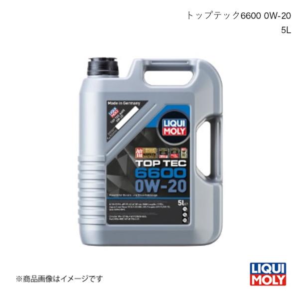 LIQUI MOLY/リキモリ エンジンオイル トップテック6600 0W-20 5L ist イスト NCP110 1.5 2010- 21411