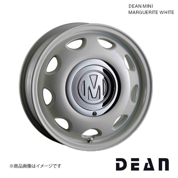 ディーン ミニ 14インチ 8穴 8H 98/100 5.0J +35 FIAT フィアット チンクエチェント 500 ホイール 4本 マーガレットホワイト D