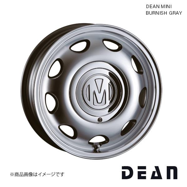 ディーン ミニ 14インチ 8穴 8H 98/100 5.0J +35 FIAT フィアット チンクエチェント 500 ホイール 4本 バーニッシュグレー DE