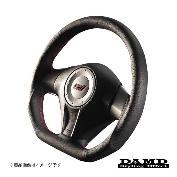 DAMD/ダムド ステアリング SS358-D（F） レッドステッチ インプレッサ WRX-STI GDB アプライド：E-G