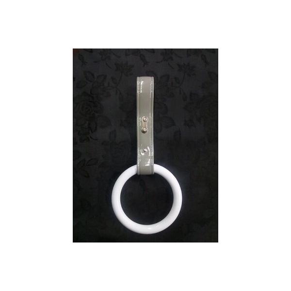 日本ボデーパーツ工業 トラック用品 つり革 グレー(グレー革 白リング