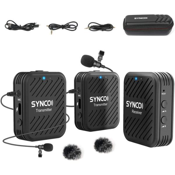 SYNCO-G1(A2)-2.4GHzワイヤレスピンマイクシステム SYNCO G1(A2)-2.4GHzワイヤレスピンマイクシステム ステレオ/モノラル