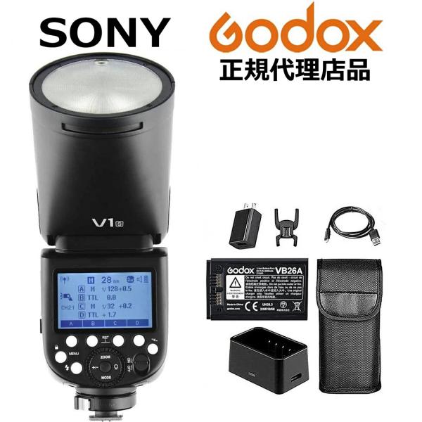 GODOX V1s ジャンク扱い Godox V1-S Li-on TTL On-Camera Round Flash Speedlight