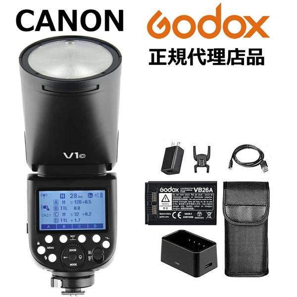 [取置き品]Godox V1-C V1 CANON対応 　ゴドックス GODOX 日本正規代理店品 Godox V1-C TTL フラッシュストロボ