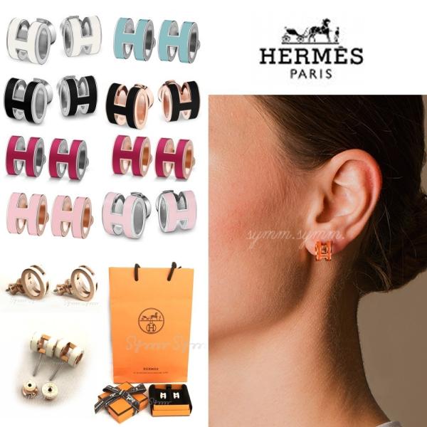 HERMES エルメス〈pop H〉ピアス-