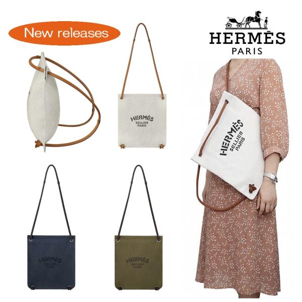 Hermes エルメス マリーヌ 3way キャンバス バッグ 3色 アイボリー カーキ ネイビー He0039 Symm Symm Yahoo 店 通販 Yahoo ショッピング