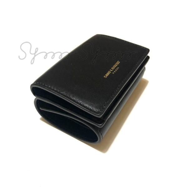 Saint Laurent サンローラン 三つ折り ミニ財布 ブラック メンズ Buyee Buyee Japanese Proxy Service Buy From Japan Bot Online