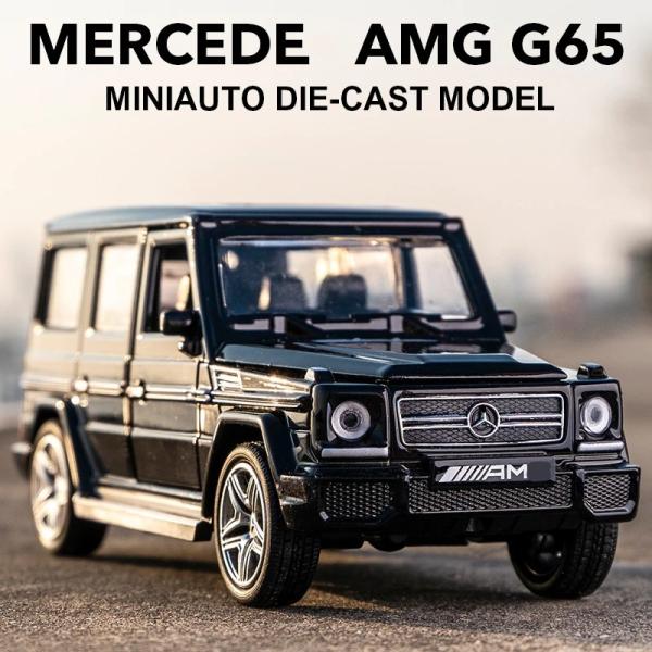 1/32 AMG G65 Mercedes Benz モデルカー ミニカー ヘッドライト点灯 プルバック式