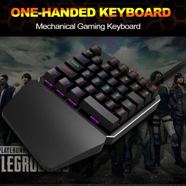 荒野行動 Pubg Eスポーツ対応 シングルハンド メカニカル ゲーミング Usb キーボード 35キー 7色ledバックライト Buyee Buyee 日本の通販商品 オークションの代理入札 代理購入