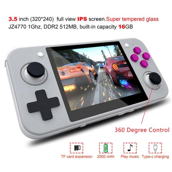 ポータブル昭和レトロゲームIPSスクリーンコンソール大人向ゲーミングエミュレータ ポータブル昭和レトロゲームIPSスクリーンコンソール大人向