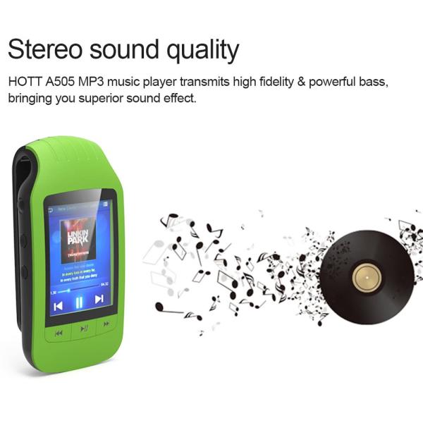 HOTT A505 クリップオン Bluetooth 8GB デジタル MP3 / MP4 プレーヤー V2414Synergy 通販