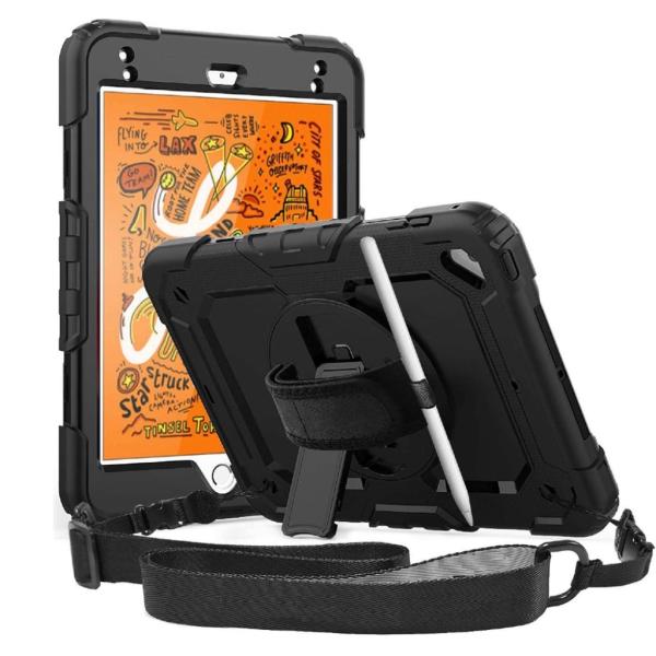 iPad mini(第5・4世代)対応 耐衝撃ケース(画面保護付き)ブラック エムディーエス MDS-TSCIPM5BLTBK2
