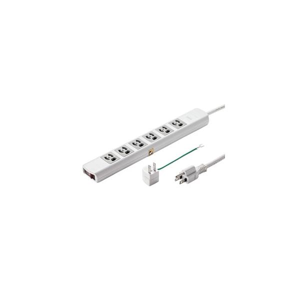 SANWA SUPPLY（サンワサプライ） 電源タップ 3P・6個口 3m TAP-36MG-3