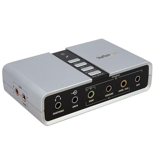 StarTech.com StarTech.com 7.1ch対応USB接続外付けサウンドカード USB