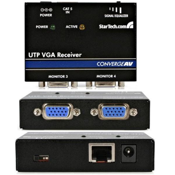 StarTech.com VGAディスプレイエクステンダー用受信機 Cat5