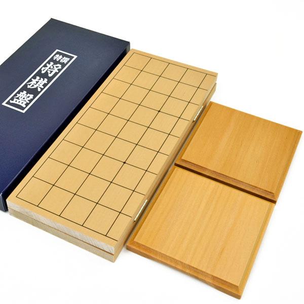 小型折将棋盤新桂4号(駒台付) 将棋盤サイズ26cm×30cm×厚み約1.2cm