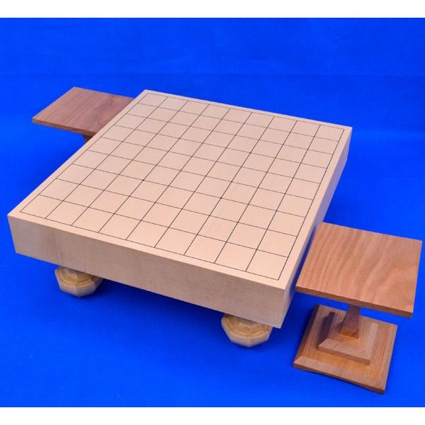 将棋盤 新桂2寸ハギ足付将棋盤(駒台付き)【囲碁将棋専門店の将碁