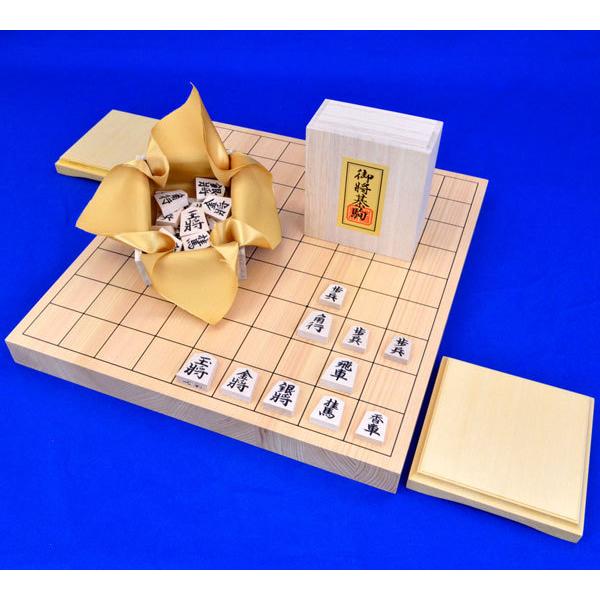 木製将棋 セット 桧1寸卓上将棋盤セット(将棋駒白椿上彫駒 木製将棋 セット 桧1寸卓上将棋盤セット(将棋駒白椿上彫駒