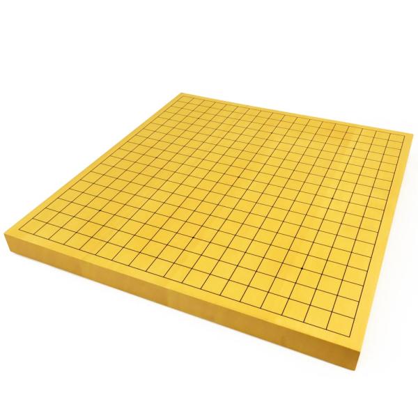 ・通常新品価格11,000円→●訳あり特価 8,800円 ※税込　現品限定の訳アリ特価品のヒバ1寸ハギ卓上碁盤です。囲碁対局には支障がないと当店が判断した囲碁盤ですが、色むらやヒビあと・シミあと・変形・メモリの切れやにじみ・木癖・あてキズな...