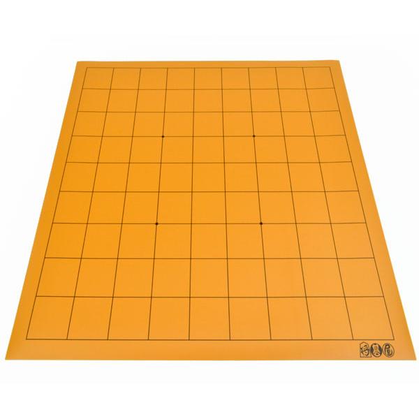数量限定難あり特価品の将碁屋マット将棋盤 天面サイズ33cm×36cm 丸めて携帯便利なマット式の塩ビ将棋盤