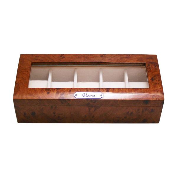 木製時計収納ケース5本収納//お届けに1〜2週間必要です : 正美堂時計店