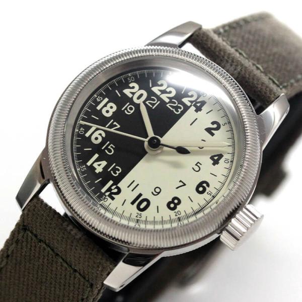 M.R.M.W. (Montre Roroi Militaly Watch/�����g�������C �~���^���[�E�H�b�`) TYPE A-17a �i�C�g�A���h�f�C 24���Ԍv �r���v